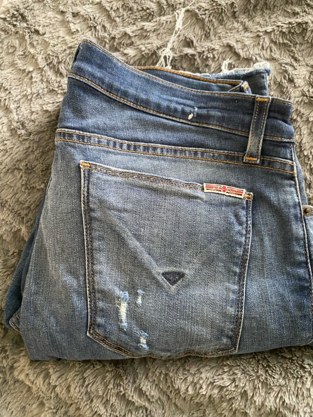 Hudson Jeans Women’s Faded Blue Straight Leg Jeans